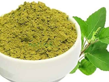 dry tulsi leaves powder