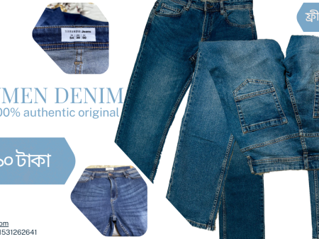 Men's export quality jeans in Bangladesh
