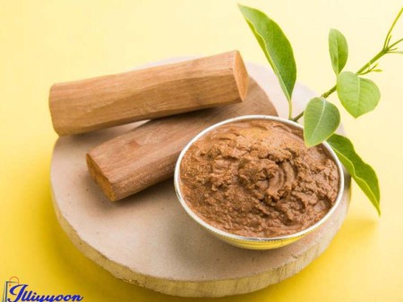 white chandan powder for face